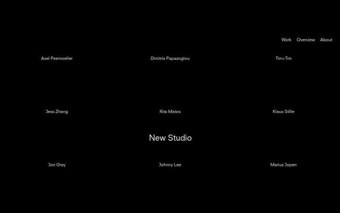 Newstudio website preview
