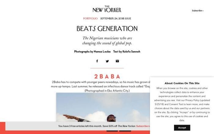 Newyorker website preview