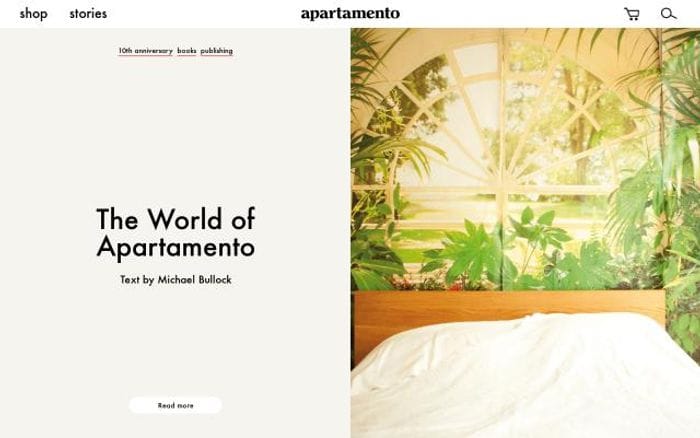 Apartamentomagazine website preview