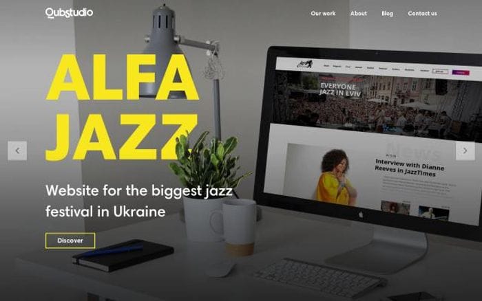 Qubstudio website preview