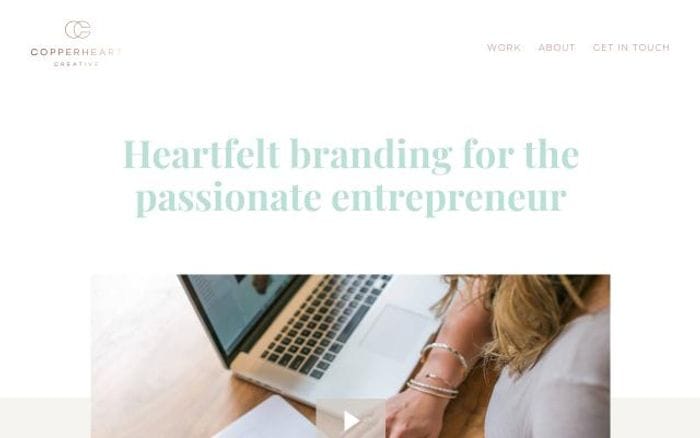 Copperheartcreative website preview