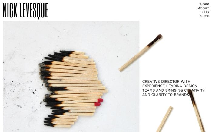 Nick Levesque website preview