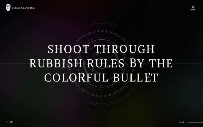 Bullet Group Inc. website preview