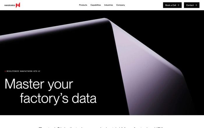 Nanotronics website preview