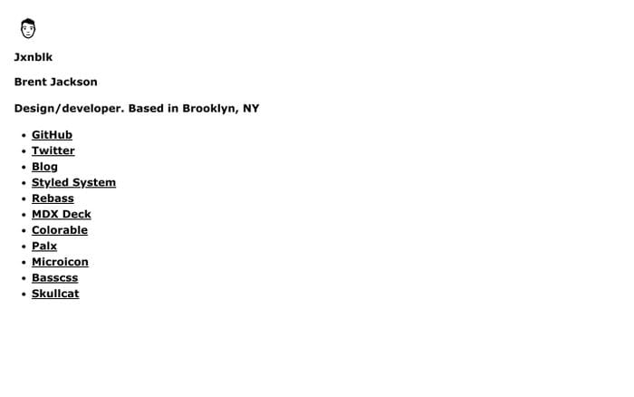 Jxnblk | Brent Jackson website preview