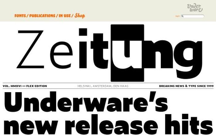 Underware website preview