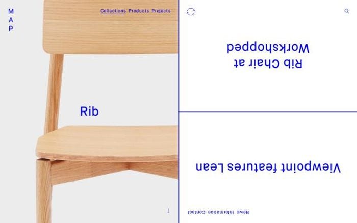 Mapfurniture website preview