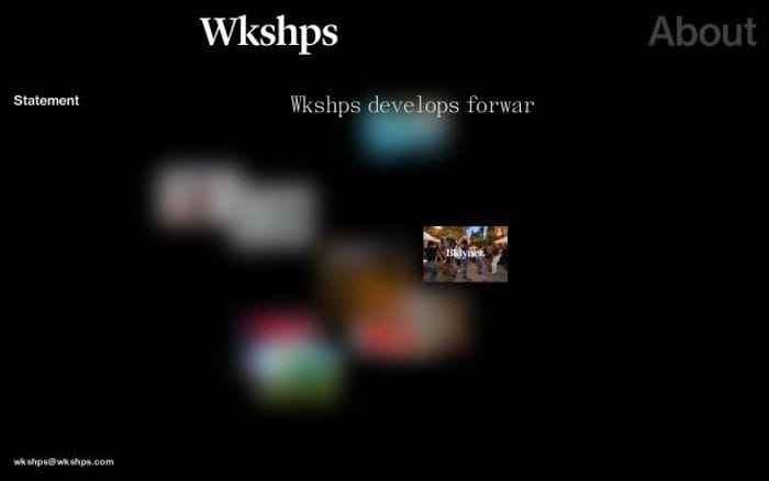 Wkshps website preview