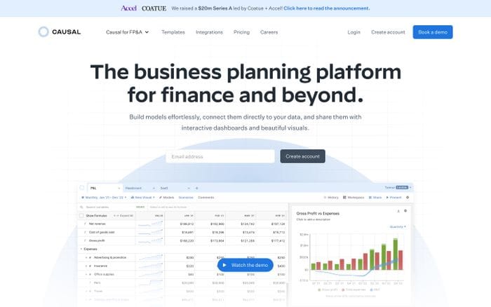 Causal website preview