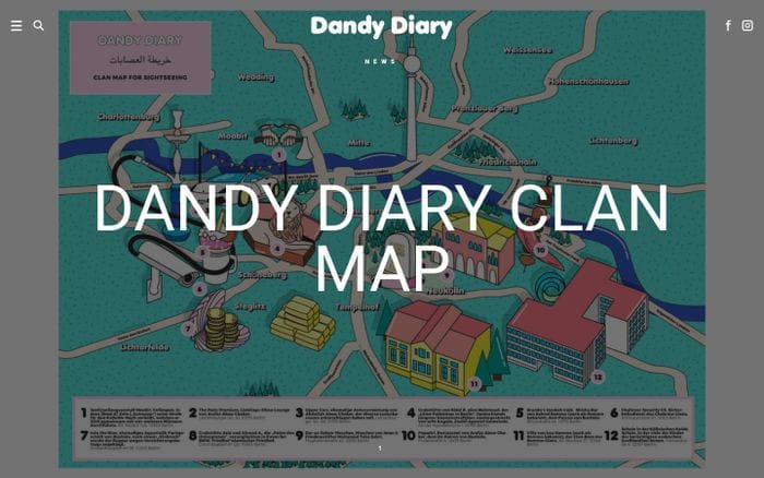 Dandy Diary | Men´s Fashion Blog website preview