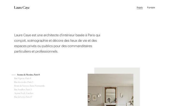 Laurecaye website preview