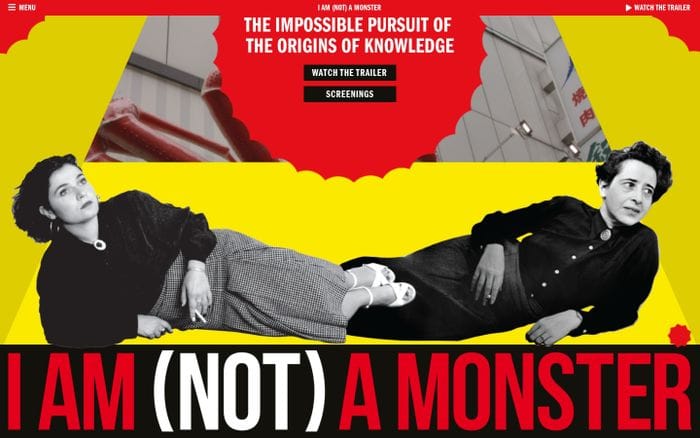 I Am (Not) A Monster website preview