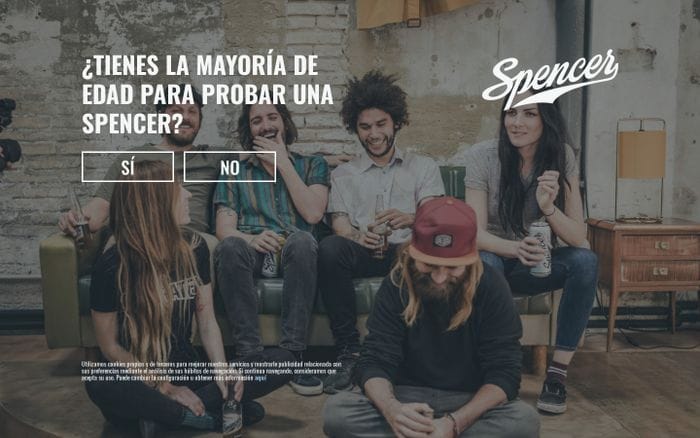 Spencer4701 - tu marca de cerveza ligera premium website preview
