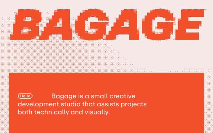 Bagage website preview
