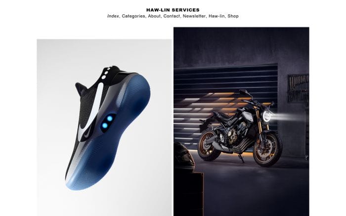 Haw-lin Services - Creative Direction, Photography, Design website preview