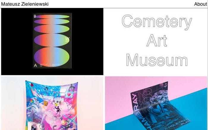 Mzieleniewski website preview