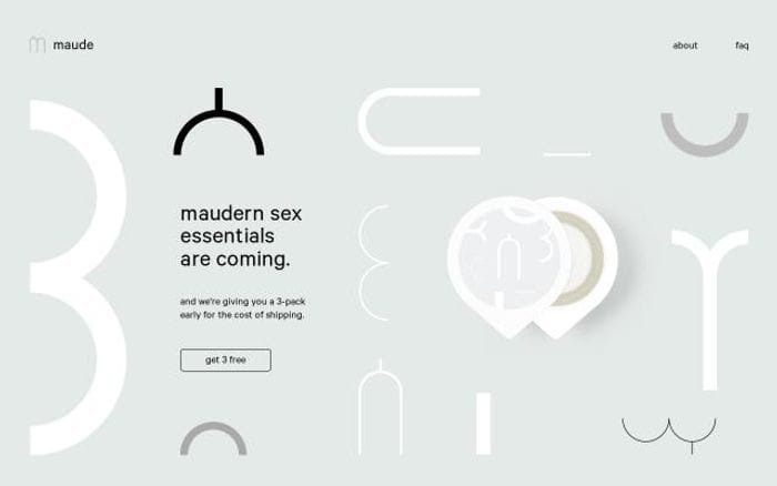 Getmaude website preview