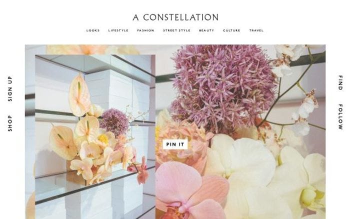 Aconstellationjournal website preview