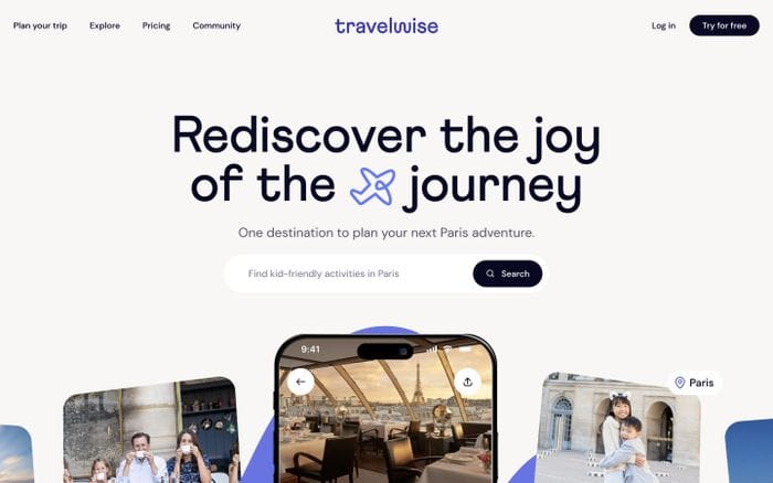Travelwise website preview