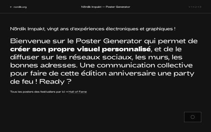 Poster website preview