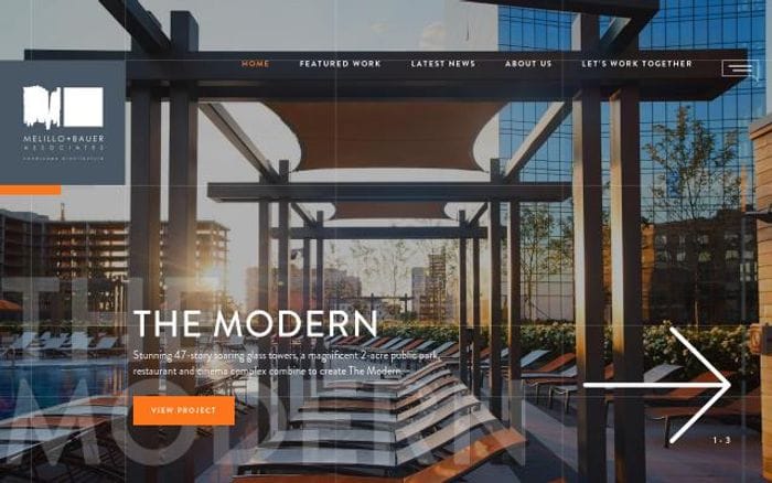 Melilloandbauer website preview