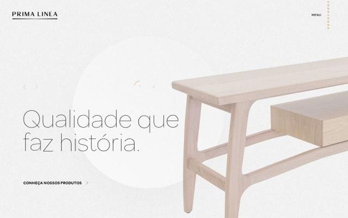 Primalinea website preview