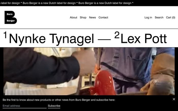 Buro Berger website preview