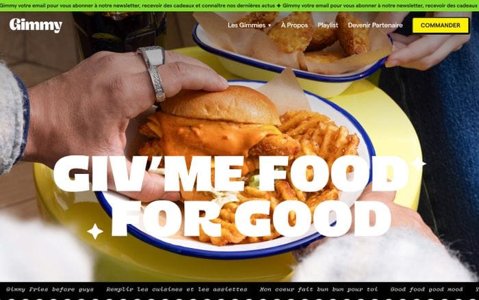Gimmy website preview