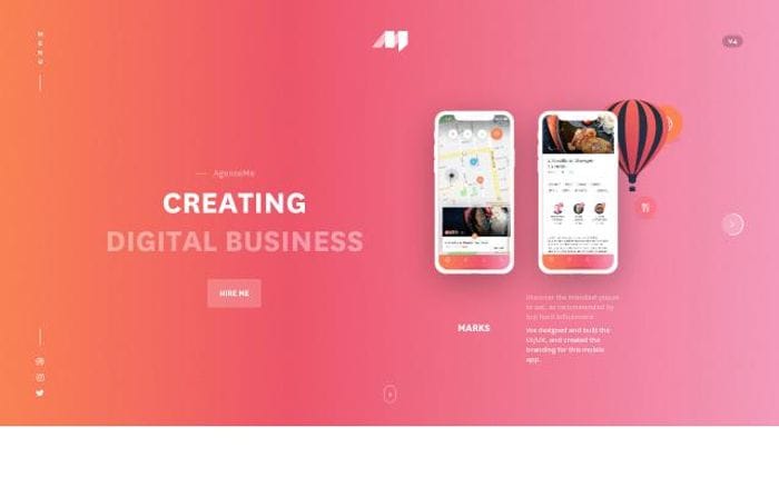 Agence-me website preview