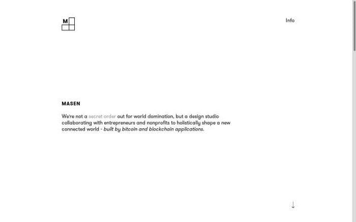 Wearemasen website preview