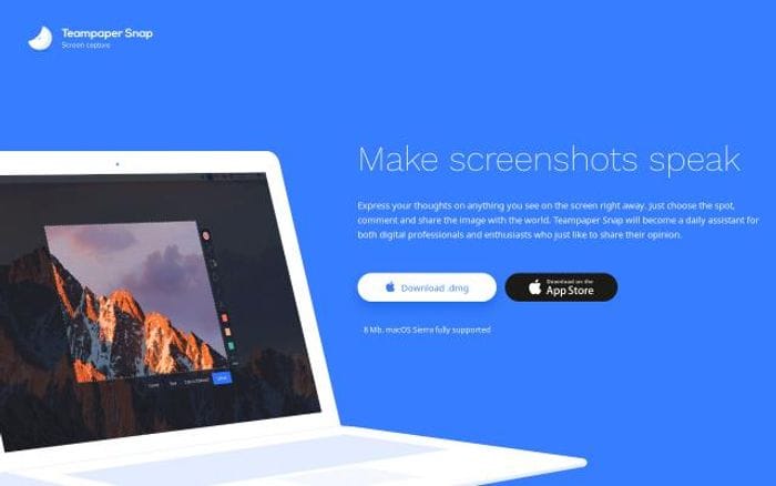 Teampaper website preview