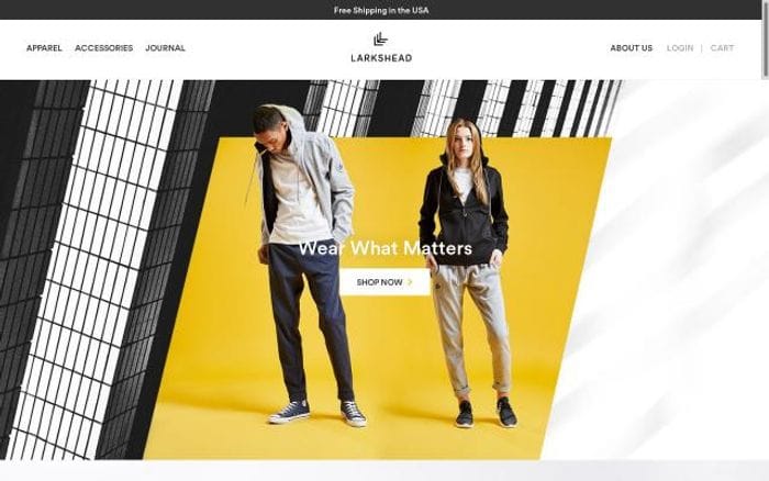 Larkshead website preview
