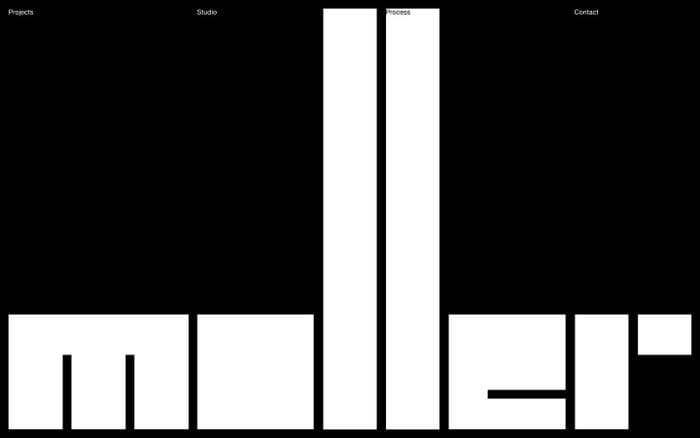 Moller Architects website preview