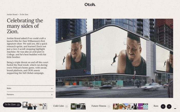 Otoh website preview
