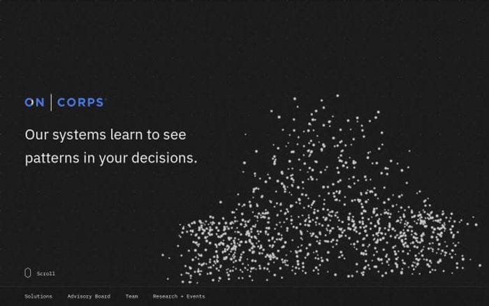 Oncorps website preview