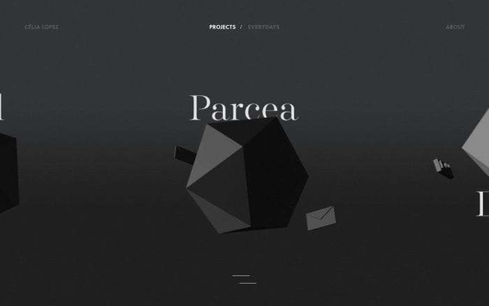 Célia LOPEZ - Interactive & 3D designer website preview