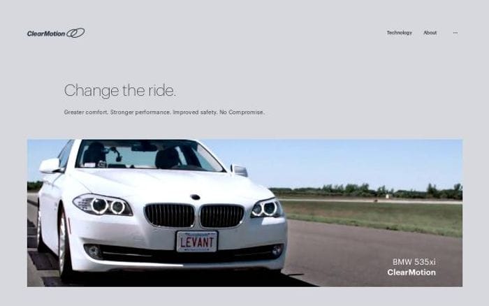 Clearmotion website preview