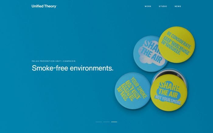 Unified Theory website preview