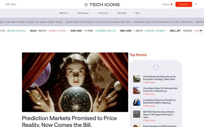 Techicons website preview
