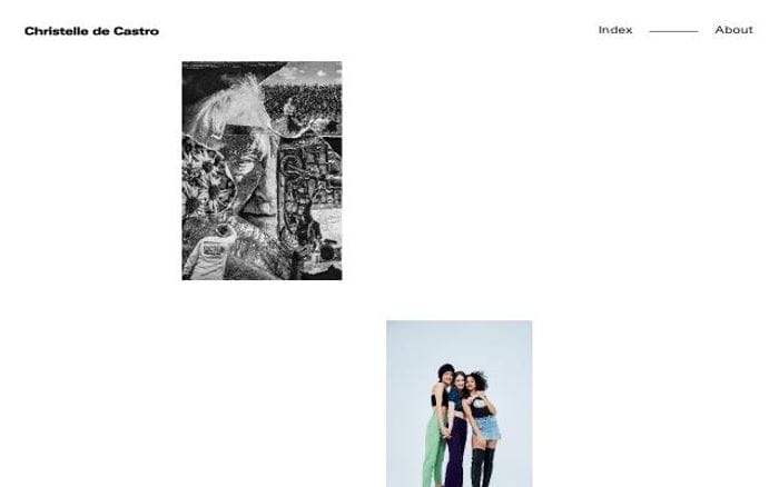 Christelledecastro website preview