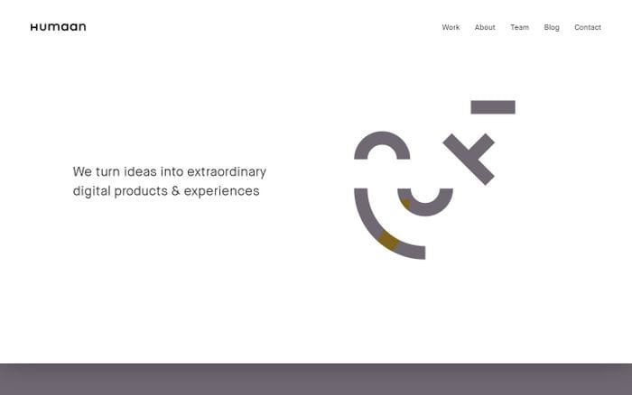 Humaan website preview