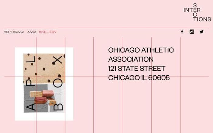 Chicagodesignweek website preview