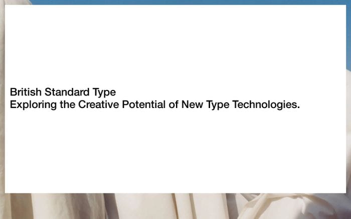British Standard Type website preview