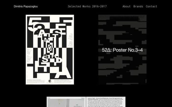 Dimitrispapazoglou website preview