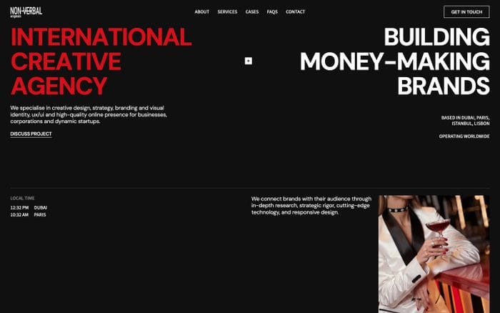 Non-Verbal Originals website preview
