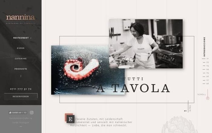 Nannina website preview