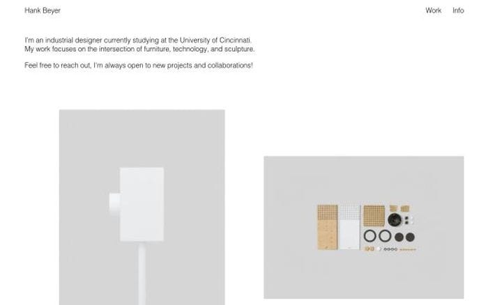 Hankbeyer website preview