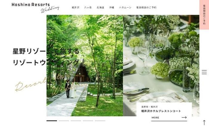 Hoshinoresorts website preview