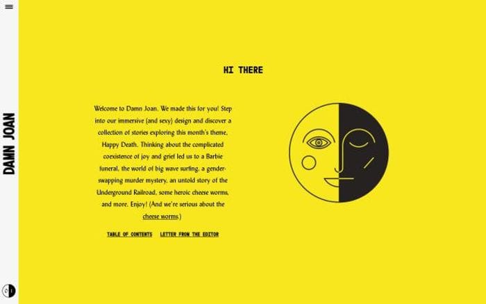 Damnjoan website preview