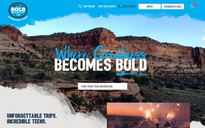 Boldearth website preview